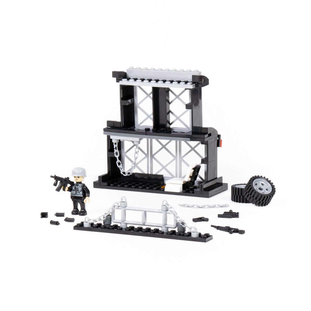 Конструктор Классик Город. Полиция-1.1 (130 элементов) (в коробке) - Полесье фото 4