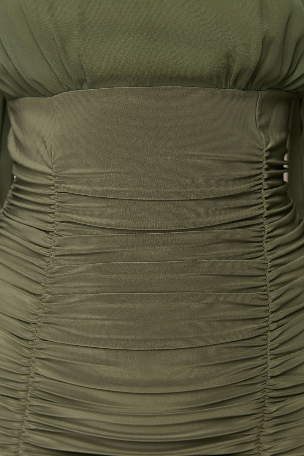 TRENDYOLMILLA Murdum Duz Buzgu / Drape Mini Dokuma Elbise TWOAW23EL01044  фото 23