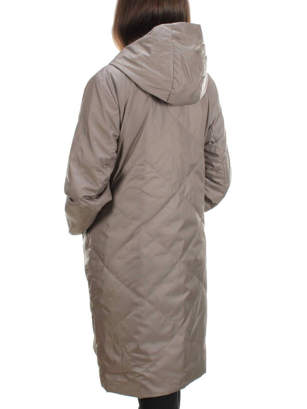 22098 DK.BEIGE Куртка демисезонная двухсторонняя женская (80 гр. синтепон) - Fashion фото 4