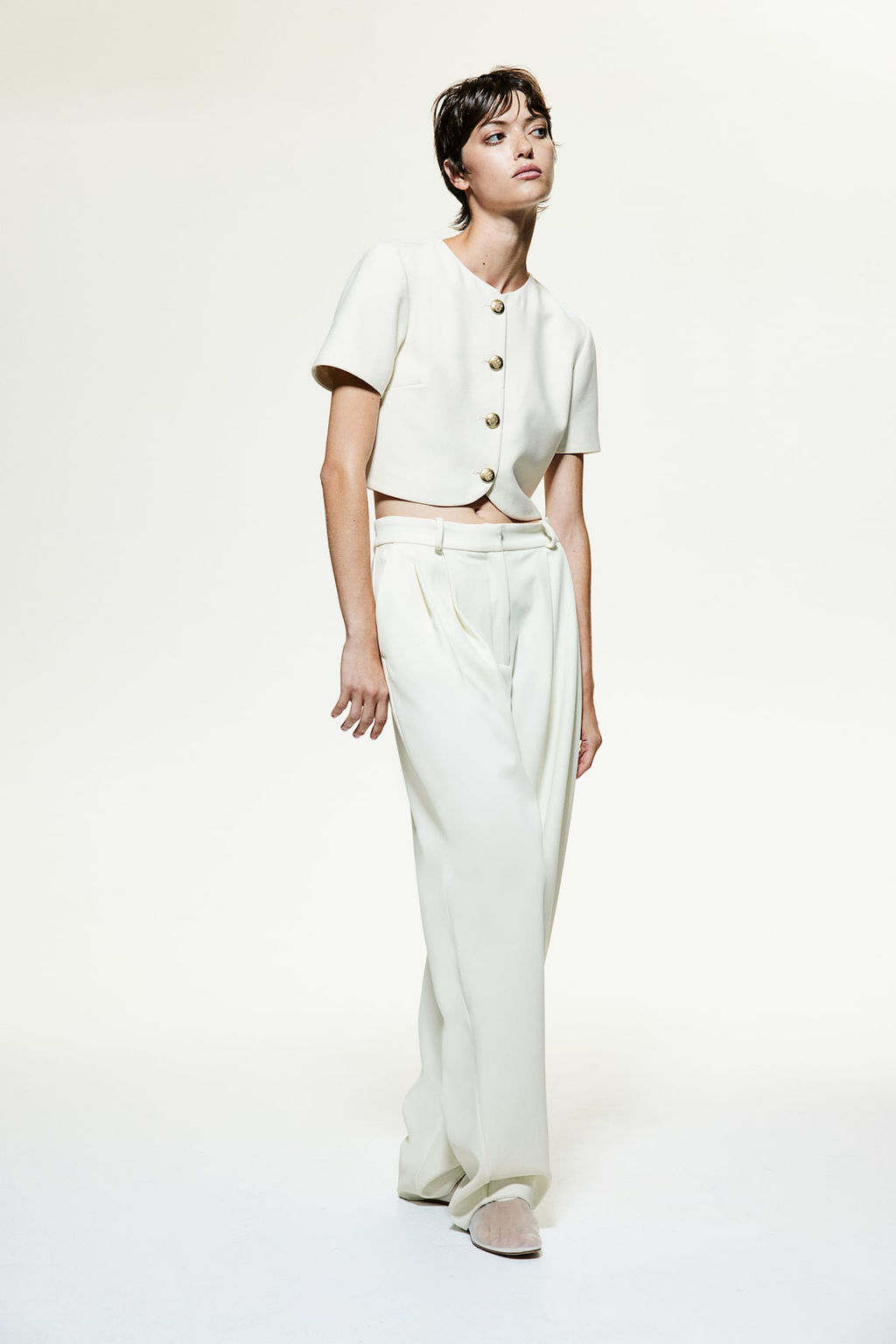 Blusa cropped - H&m фото 2