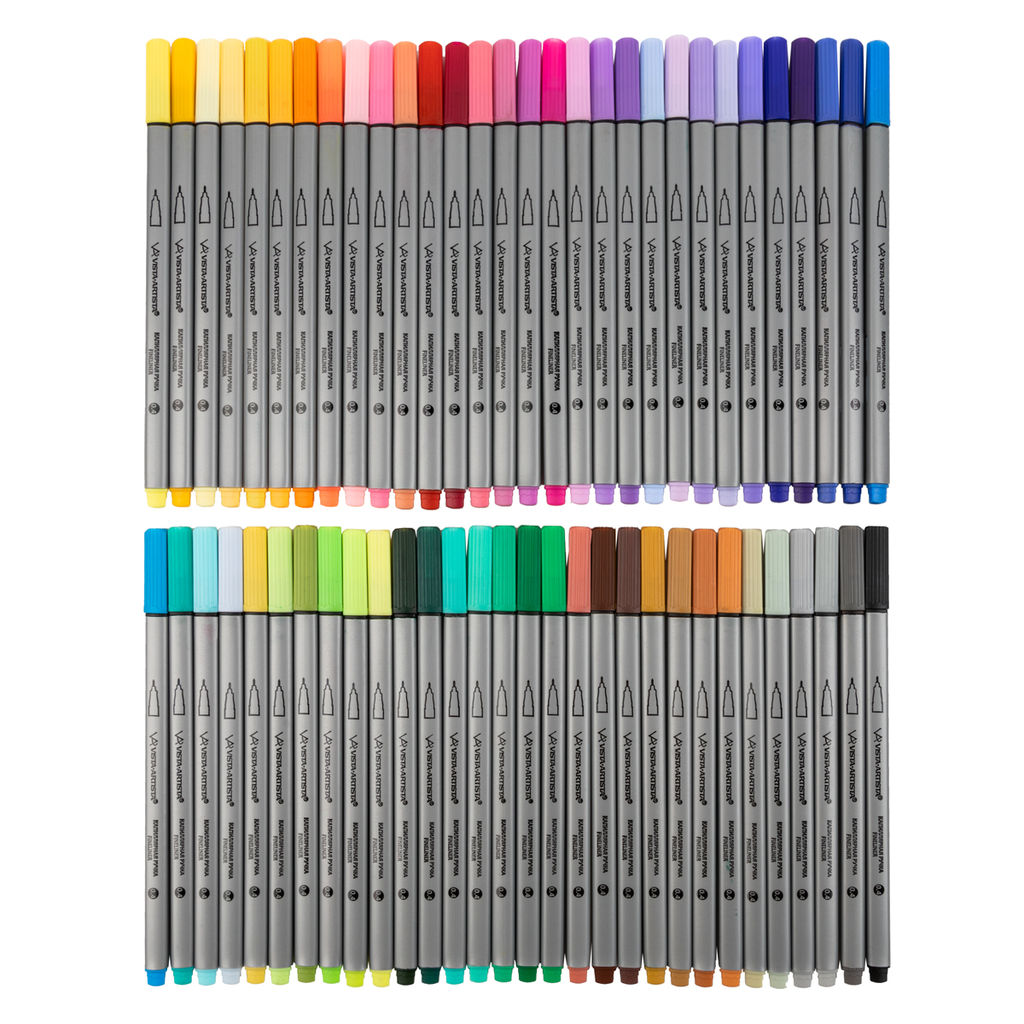 VISTA-ARTISTA Ручка капиллярная (линер) SKY-01 0.4 мм 10 шт. 52 умбра жженная/umber burnt цвет чернил: коричневый