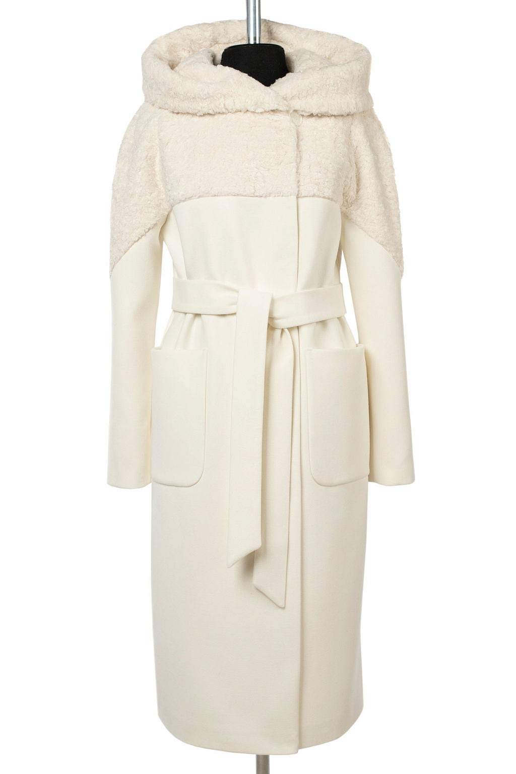 Пальто женское демисезонное (пояс) - El podio фото 10