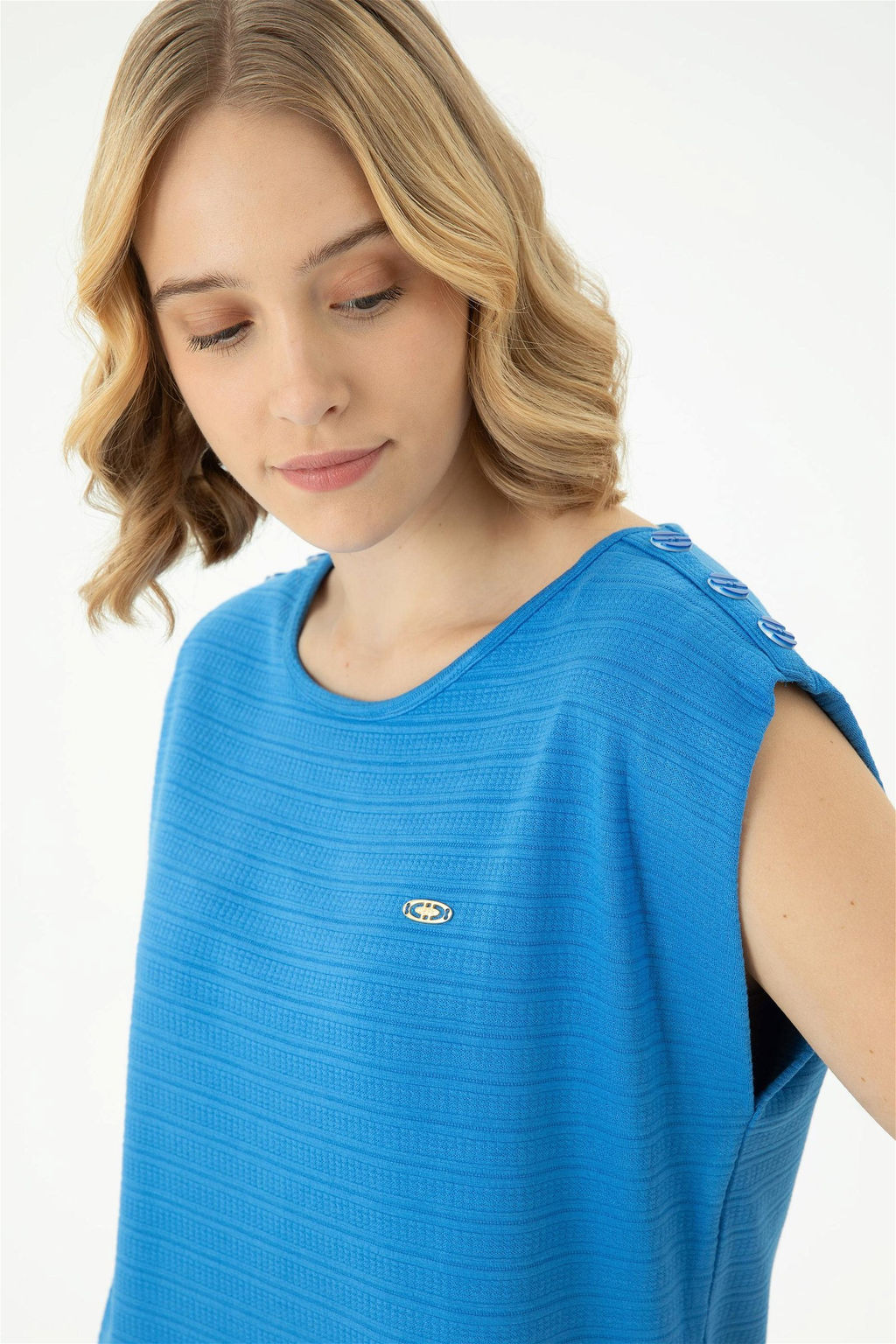 Женская футболка Saks с круглым вырезом Неожиданная скидка в корзине - U.s. polo assn фото 2