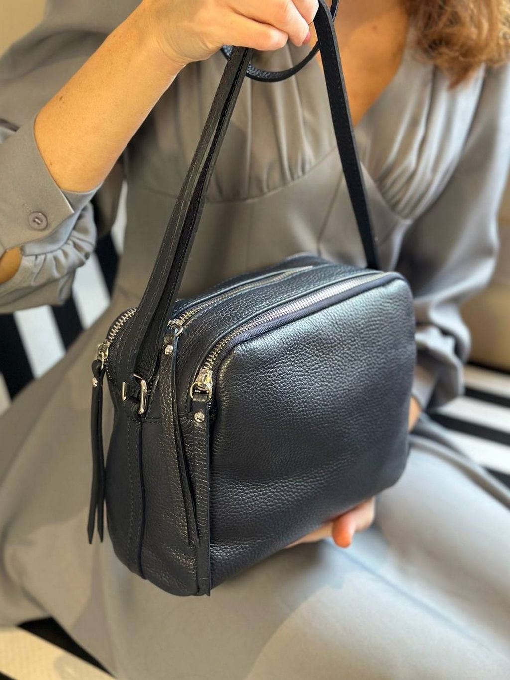 Сумка женская из телячьей кожи