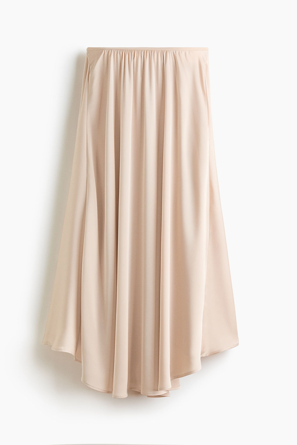 Satin maxi skirt