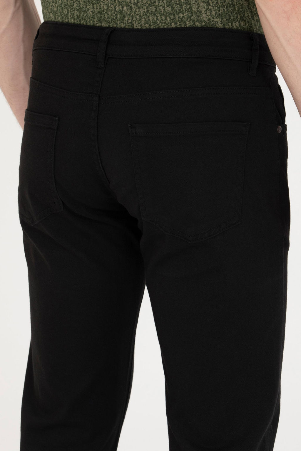 U. S. Polo Assn / Мужские черные брюки из плотной ткани - U.s. polo assn фото 14