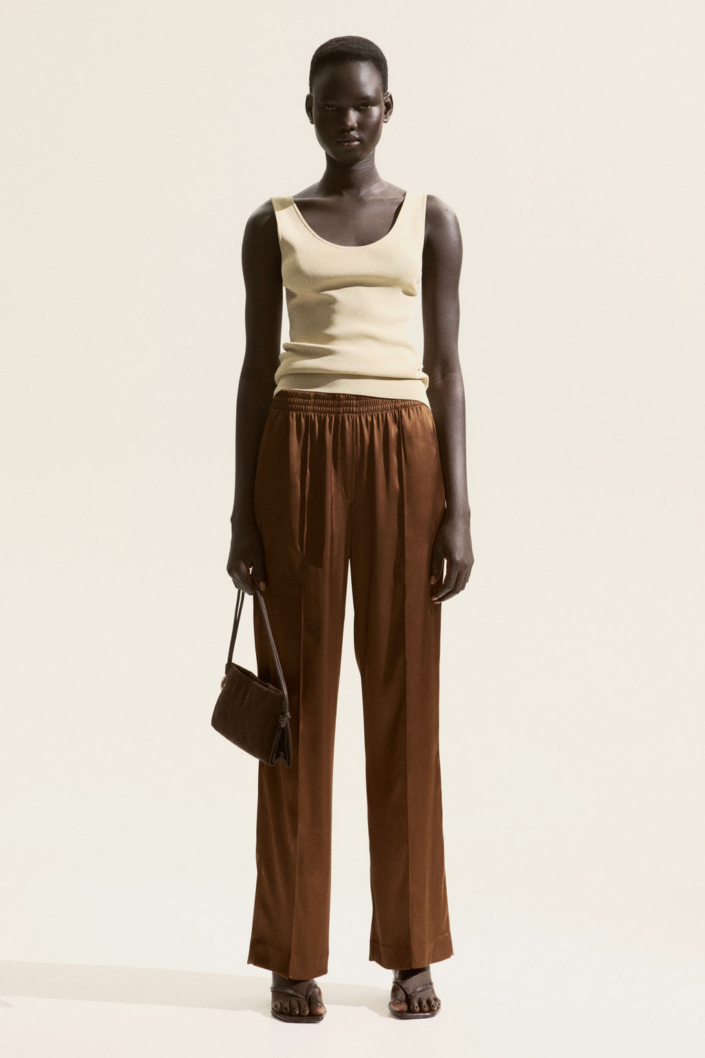 Pantal?n amplio con raya - H&m фото 8