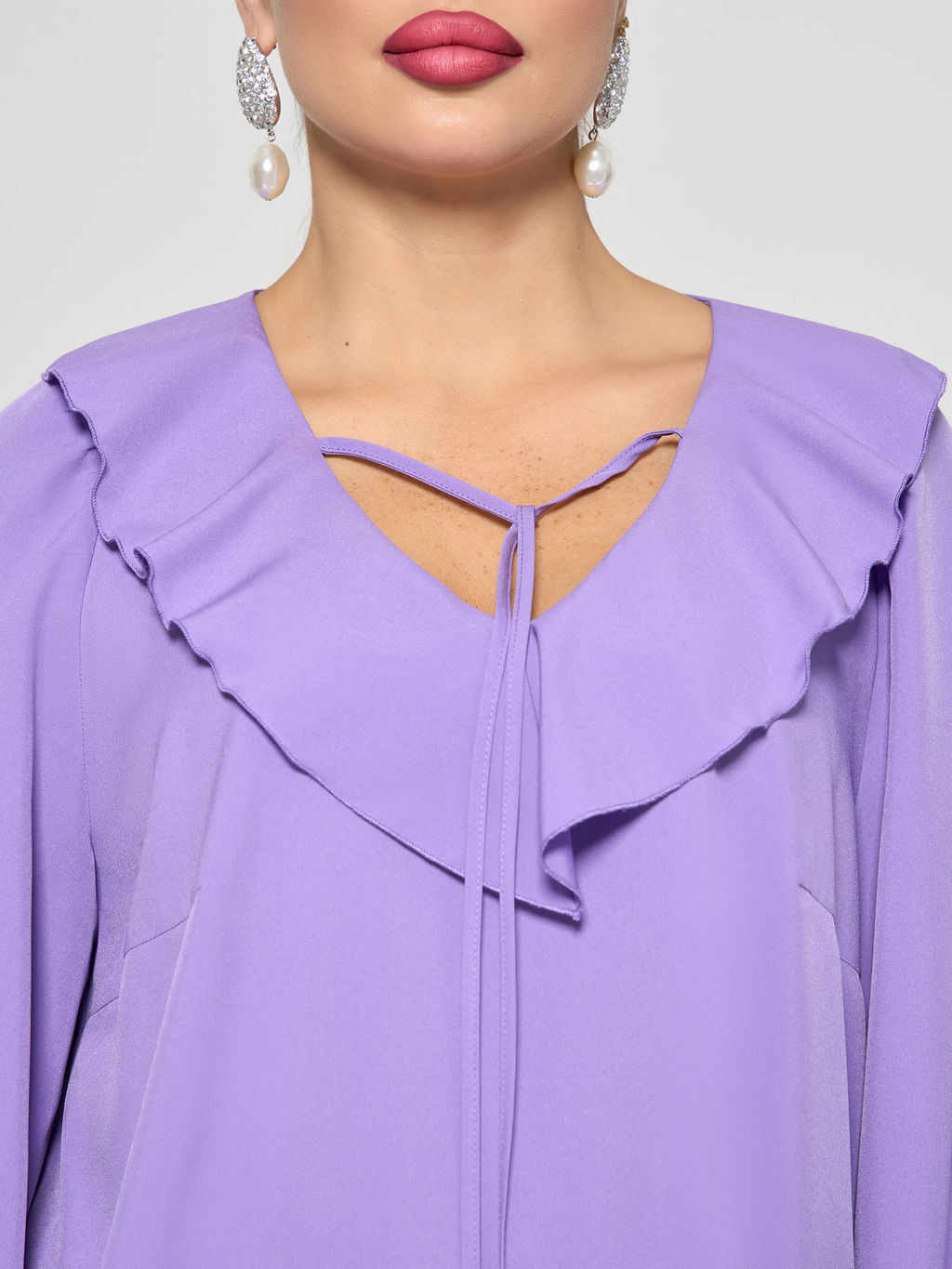 Блузка 0059-26 алый - Dora фото 169