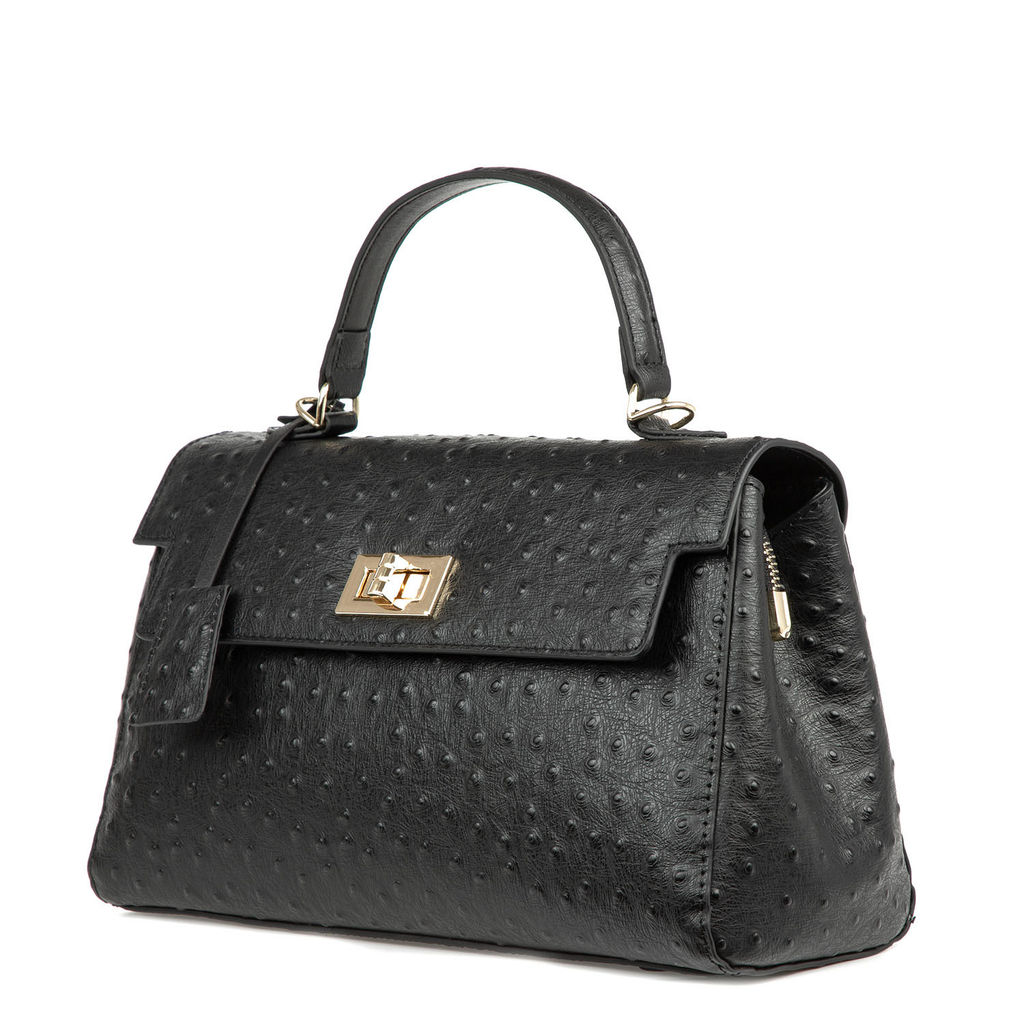 D-23105 black, Женская кожаная сумка. Barcelo Biagi