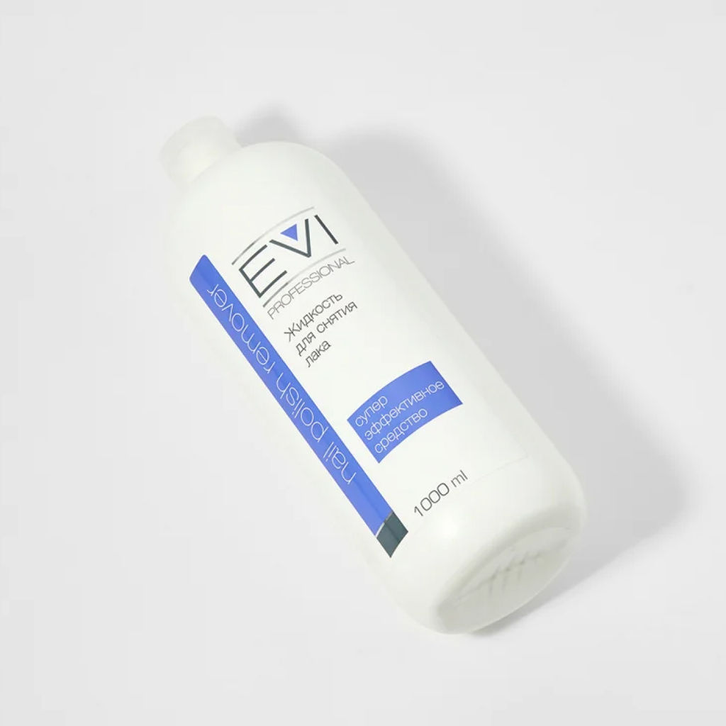 EVI professional Жидкость для снятия лака с ацетоном / Professional Salon Nail Care Nail Polish Remover, 1000 мл