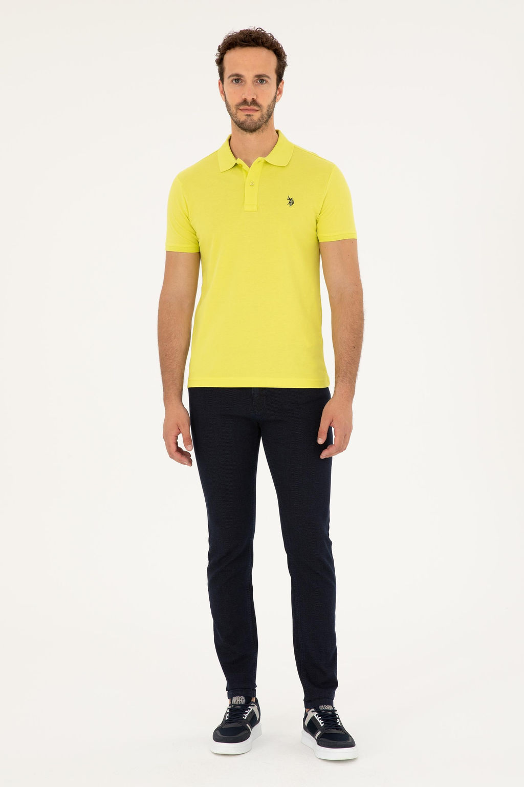 U. S. Polo Assn / Мужская базовая футболка фисташкового цвета - U.s. polo assn фото 4