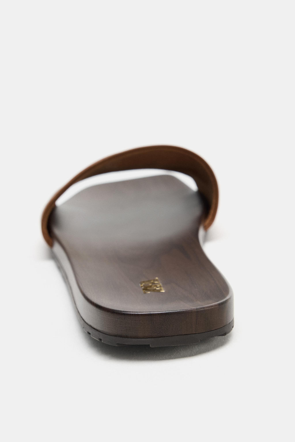 SANDALIA PLANA PIEL SOFT / Marr?n - Zara фото 5