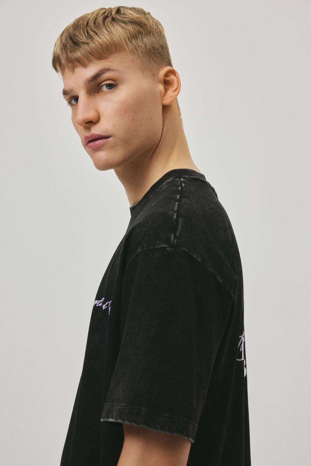 Camiseta lavada Boxy Fit - H&m фото 3