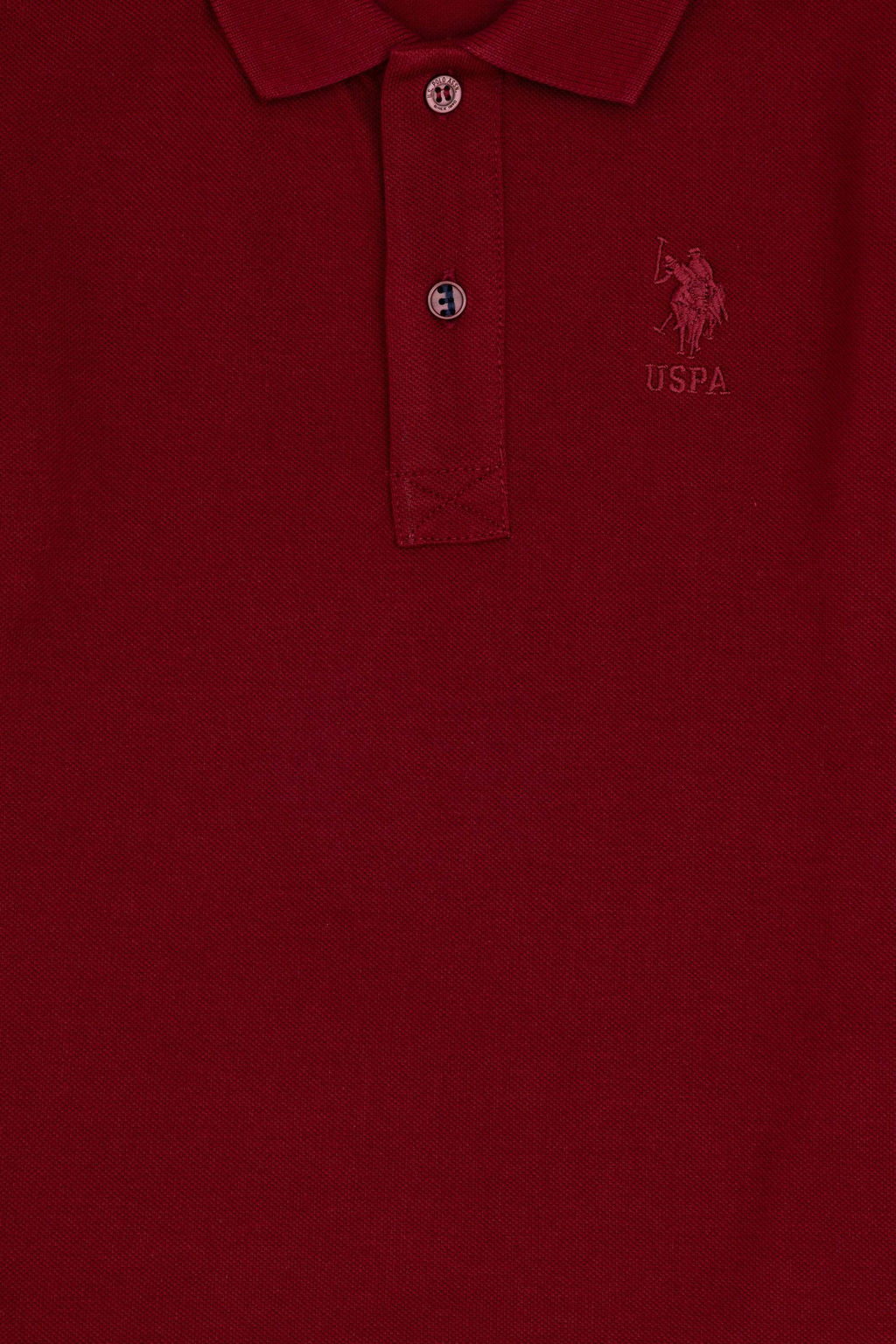 Базовая футболка бордового цвета для мальчика - U.s. polo assn фото 3