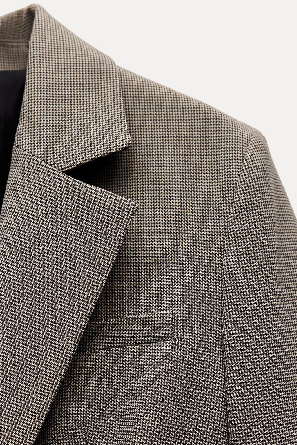 HOUNDSTOOTH BLAZER - Zara фото 8