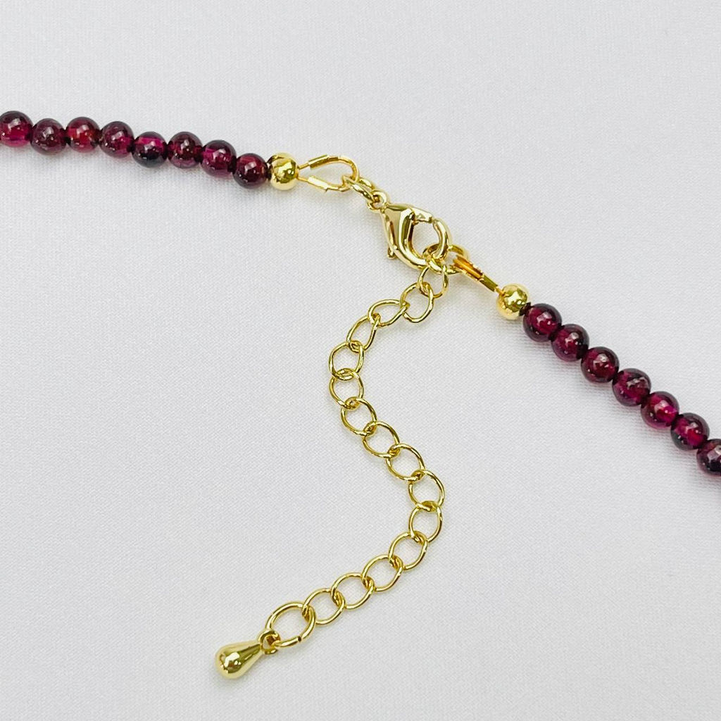 Колье из камня Гранат (Пироп) 40 см +
