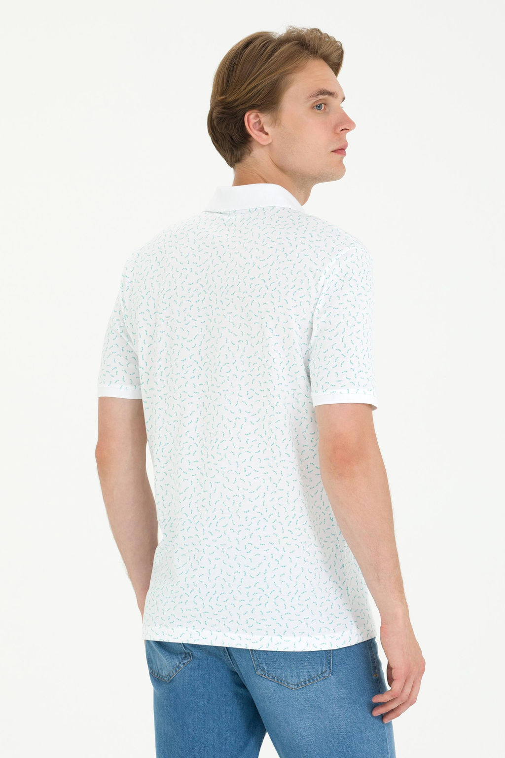 U. S. Polo Assn Мужская мятная футболка-поло - U.s. polo assn фото 5