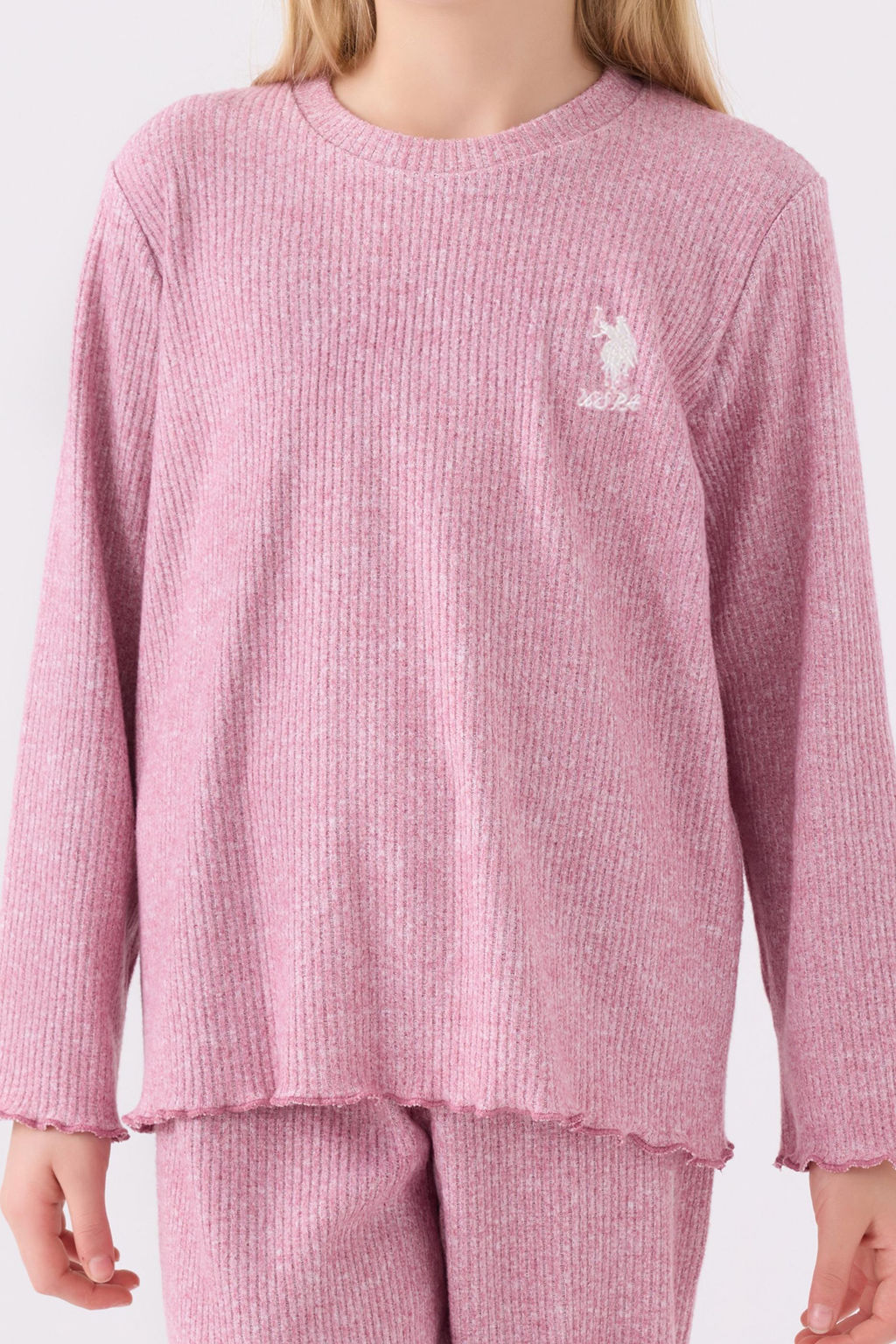 Фиолетовый пижамный комплект для девочки - U.s. polo assn фото 5