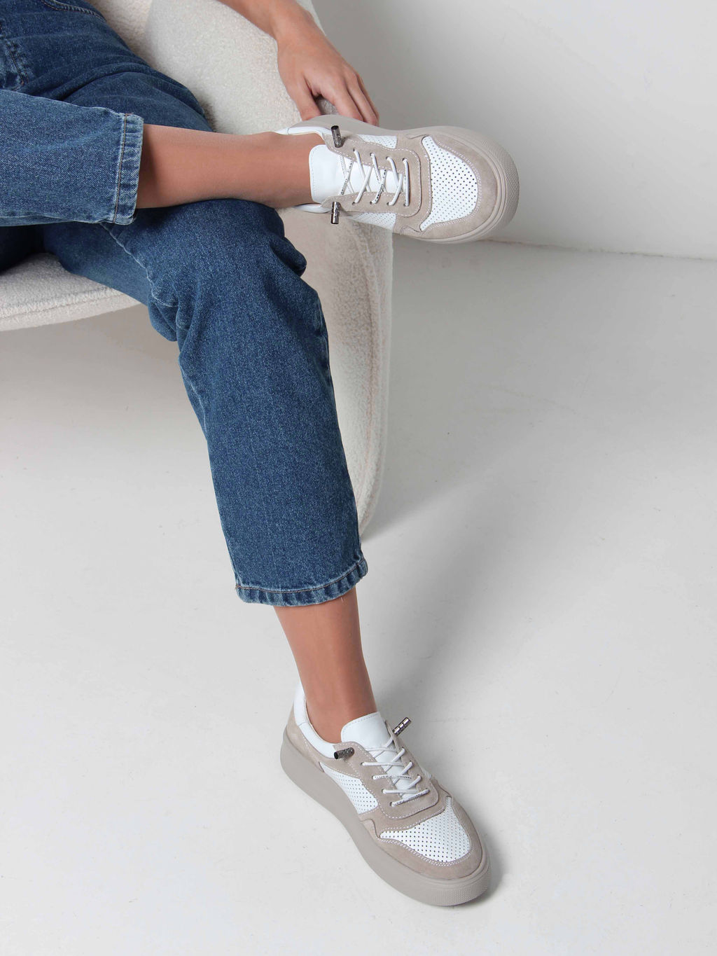 Кеды EDART 149.LusiR2 la. Белый бежевый - Ed'art фото 4