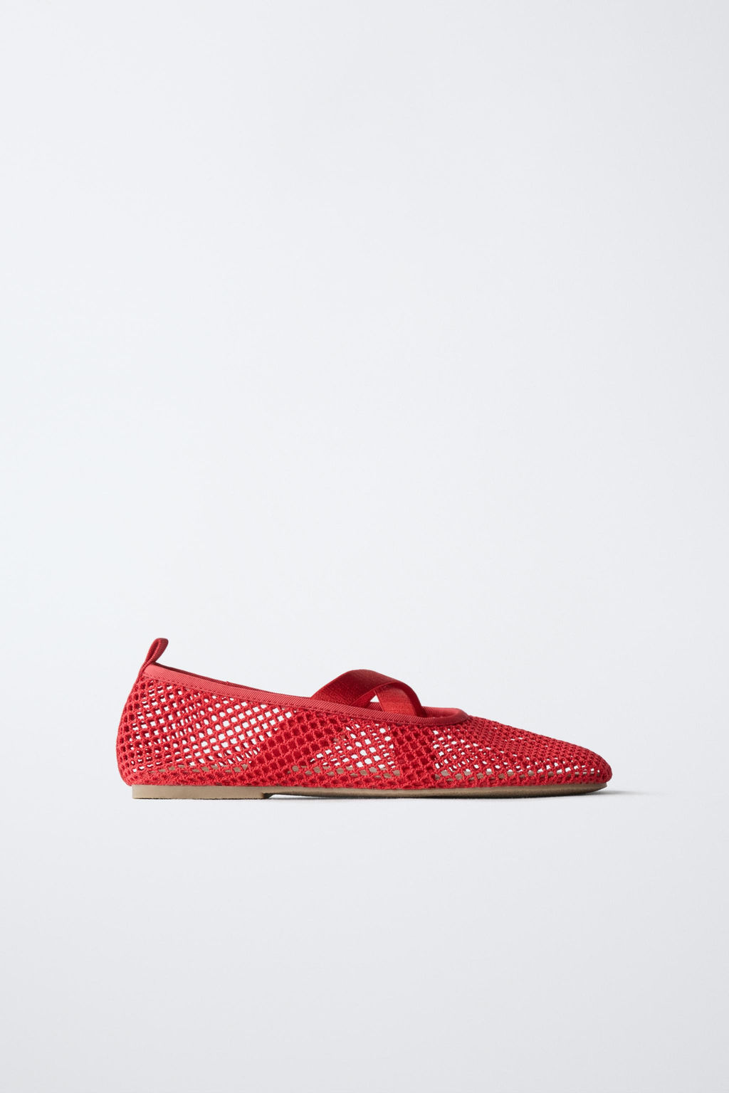 MESH BALLET FLATS - Zara фото 8