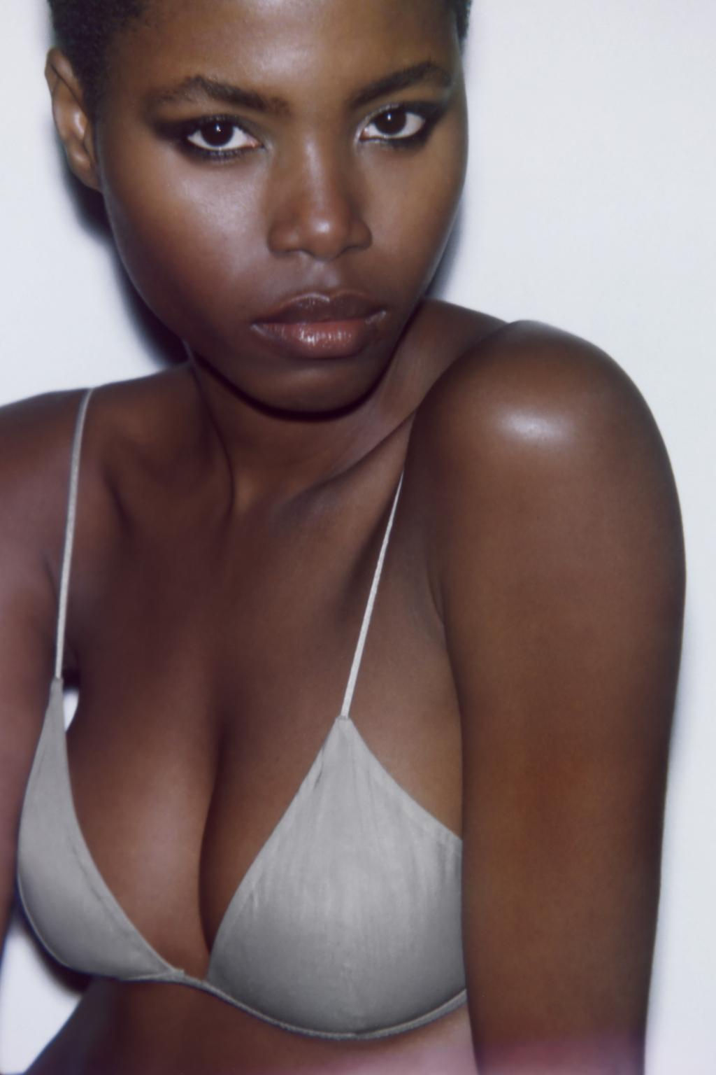 SILK TRIANGLE BRALETTE - Zara фото 3