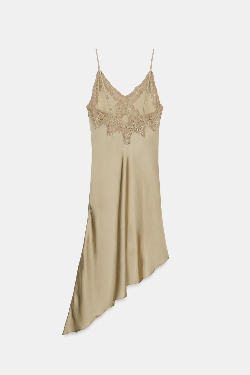 ZW COLLECTION ASYMMETRIC SATIN DRESS - Zara фото 10