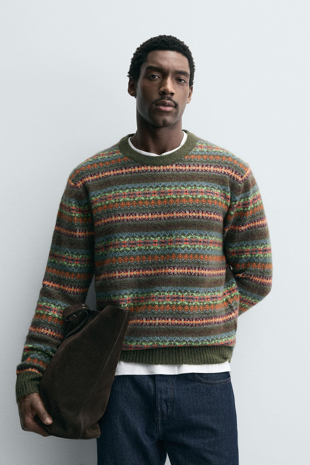 GEOMETRIC JACQUARD JUMPER