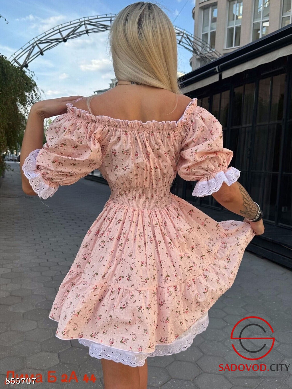 Платье женское из хлопка - Fiona фото 2