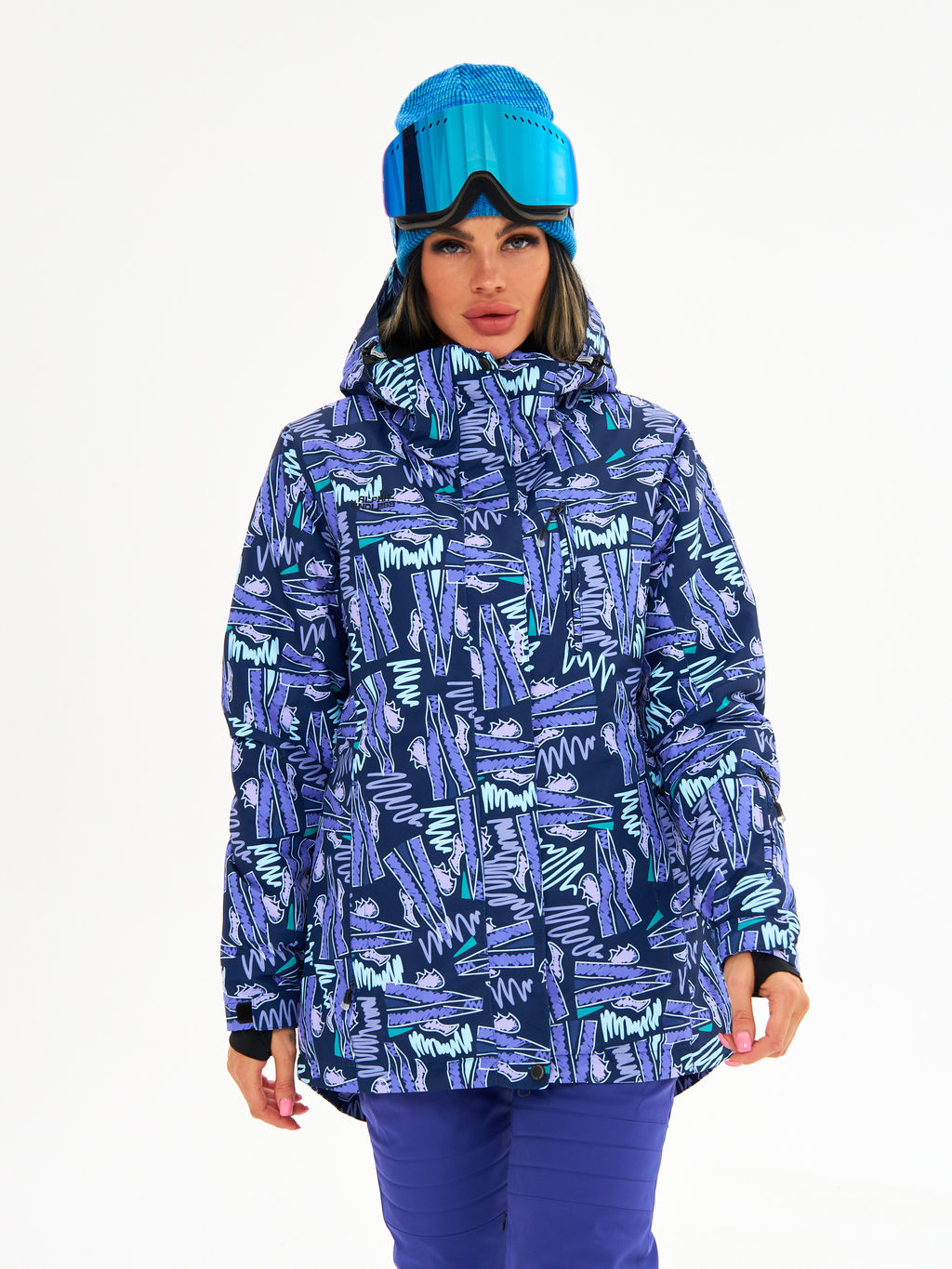 Женская горнолыжная сноубордическая куртка Alpha Endless Ultra Chaleur SNB 423/316_5 Разноцветный  фото 8