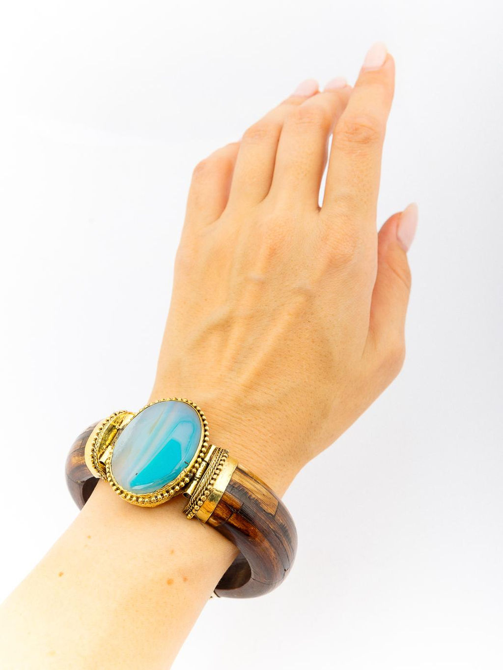 Украшение Браслет кость буйвола №507/9 - Ганг фото 4