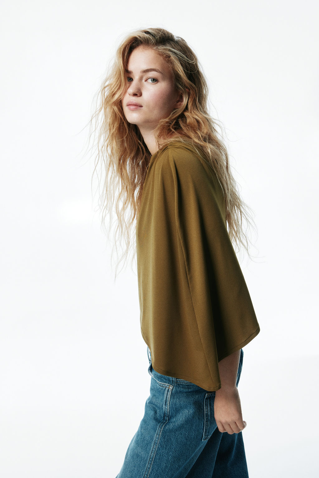 Top con detalle efecto capa - H&m фото 5
