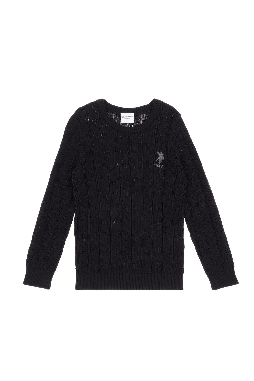 Erkek _ocuk Siyah Basic Kazak Sepette S_rpriz _ndirim - U.s. polo assn фото 2