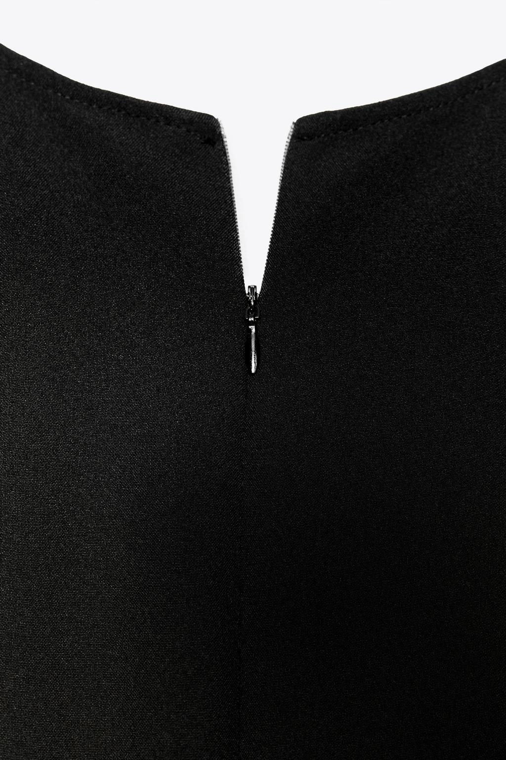 MIDI CREPE BELT DRESS - Zara фото 7