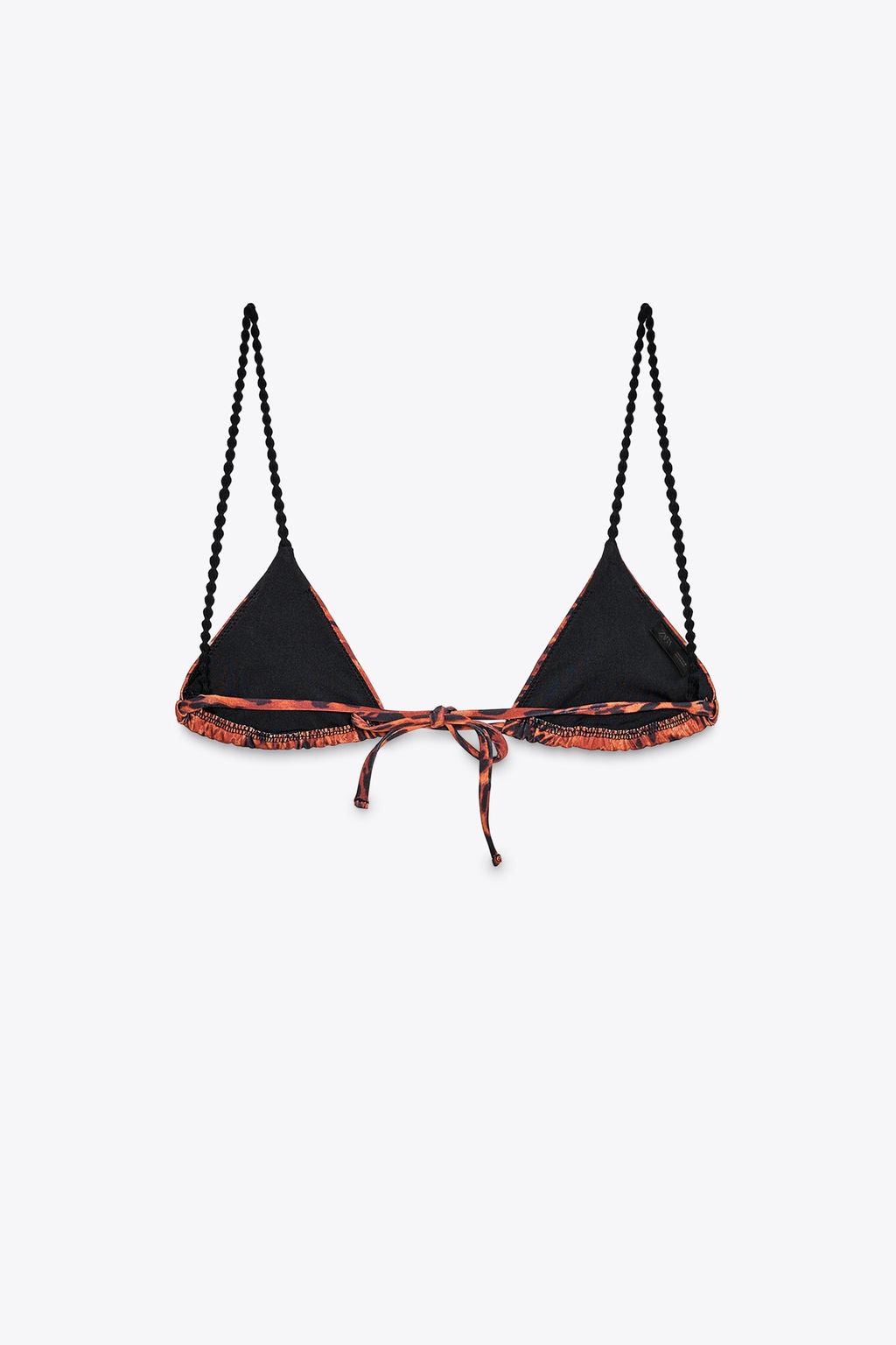 CONTRAST PRINT BIKINI TOP - Zara фото 4