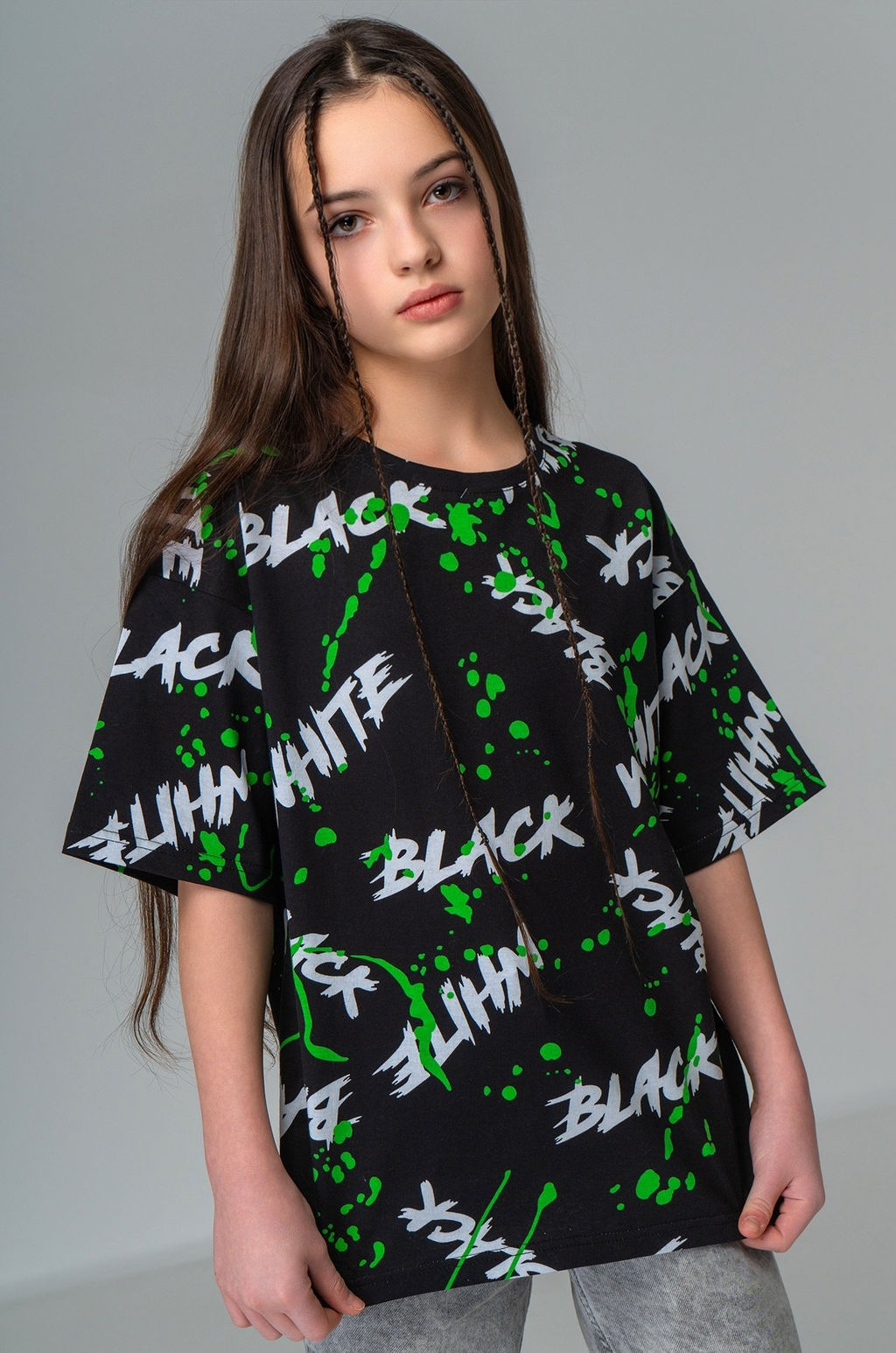 Детская футболка оверсайз Happyfox