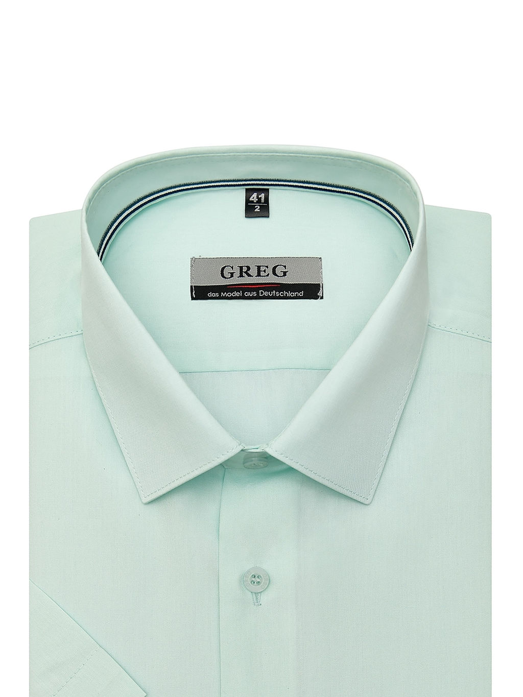 Сорочка мужская короткий рукав GREG 410/209/FR MINT/Z/2p  фото 3