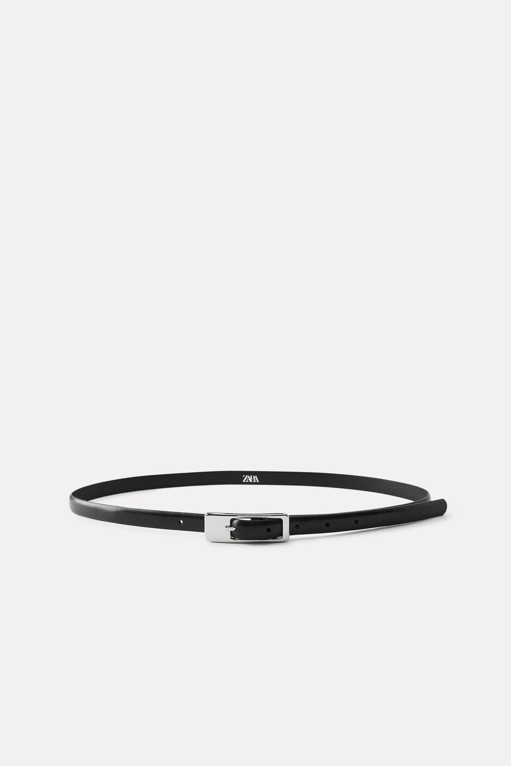 THIN LEATHER BELT - Zara фото 3