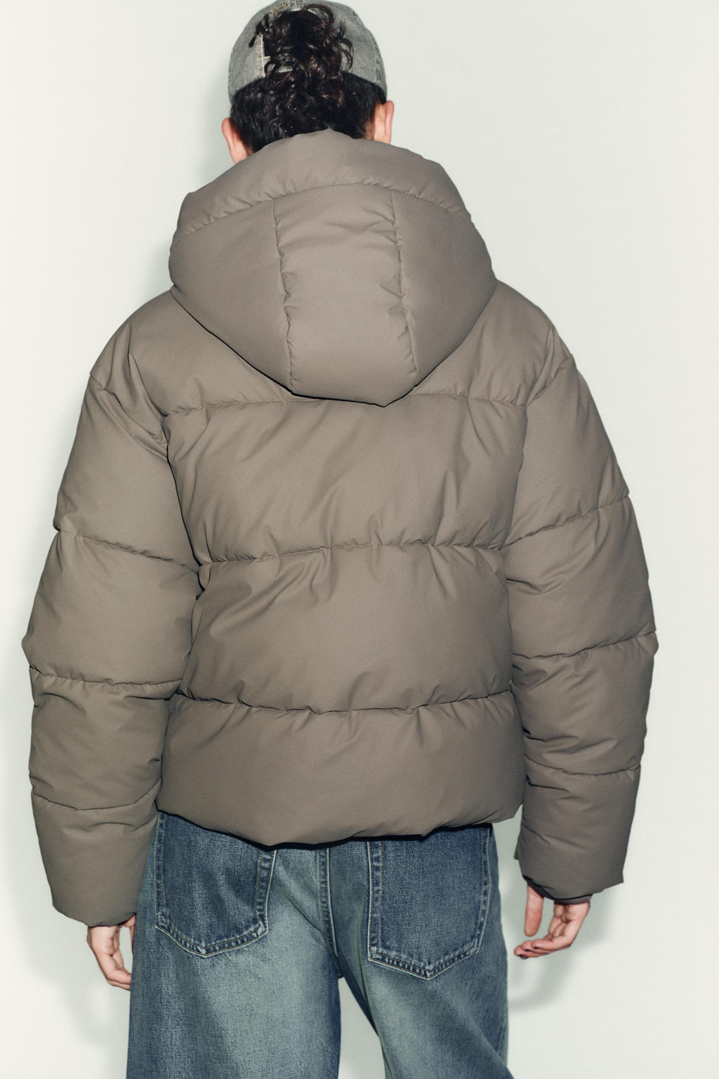 SHORT RUBBERISED WINDPROOF PUFFER JACKET - Zara фото 5