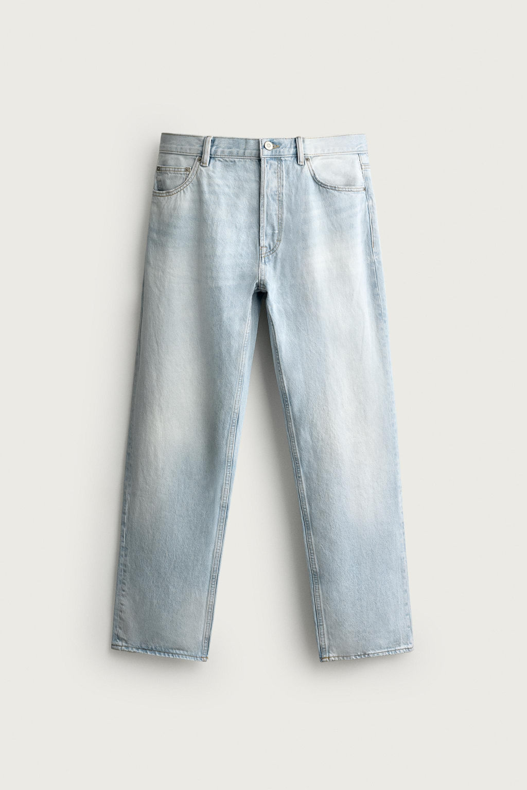 JEANS STRAIGHT FIT / Azul claro - Zara фото 12