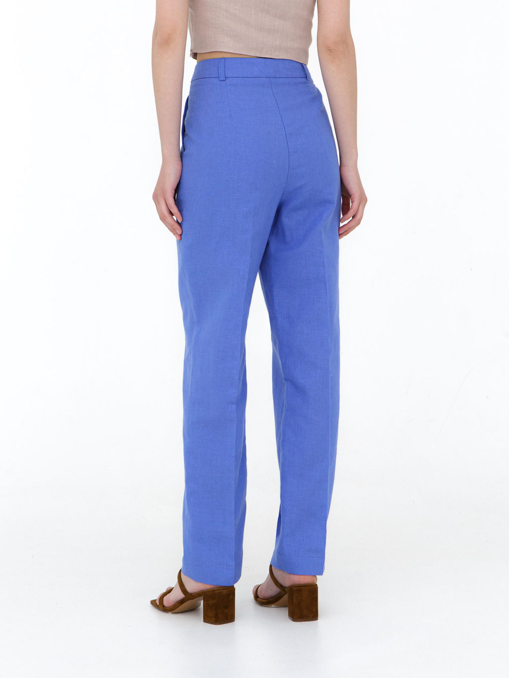 Брюки женские КЛ-7809-ИЛ23 василек