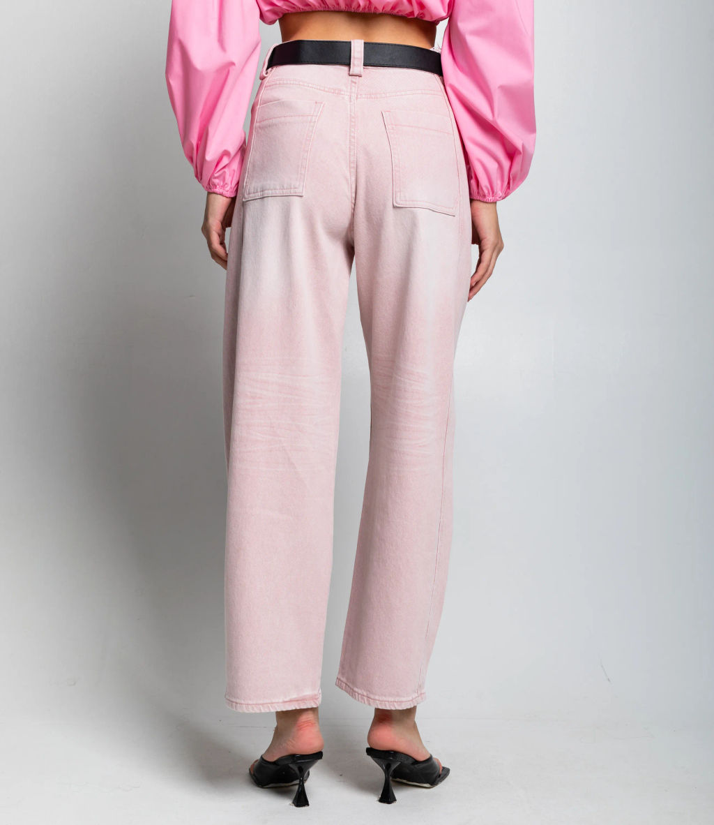 Джинсы #КТ89521, светло-розовый - Dommod фото 4