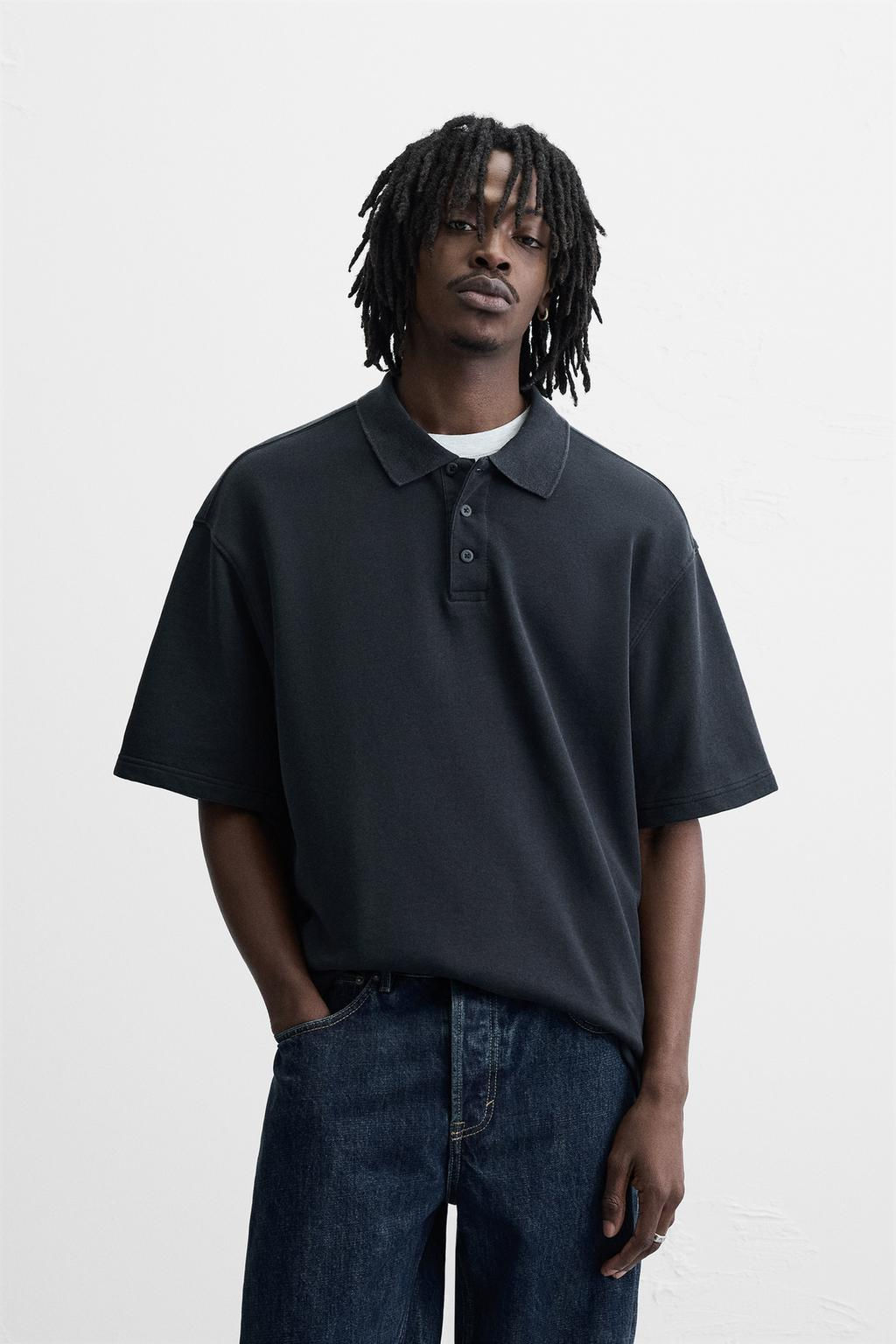 RELAXED FIT POLO SHIRT - Zara фото 2