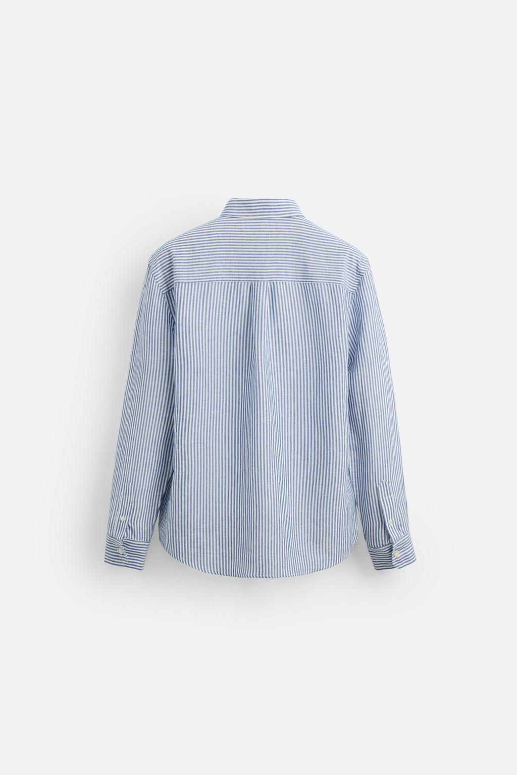 COTTON - LINEN SHIRT - Zara фото 50