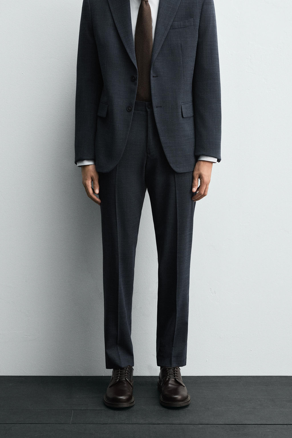 TEXTURED SUIT TROUSERS - Zara фото 3