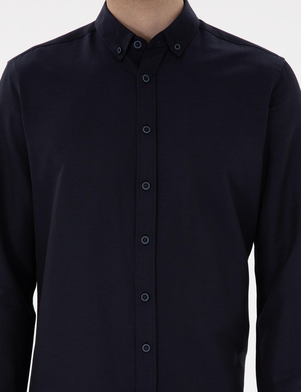 Lacivert Regular Fit Uzun Kollu G_mlek - Pierre cardin фото 6