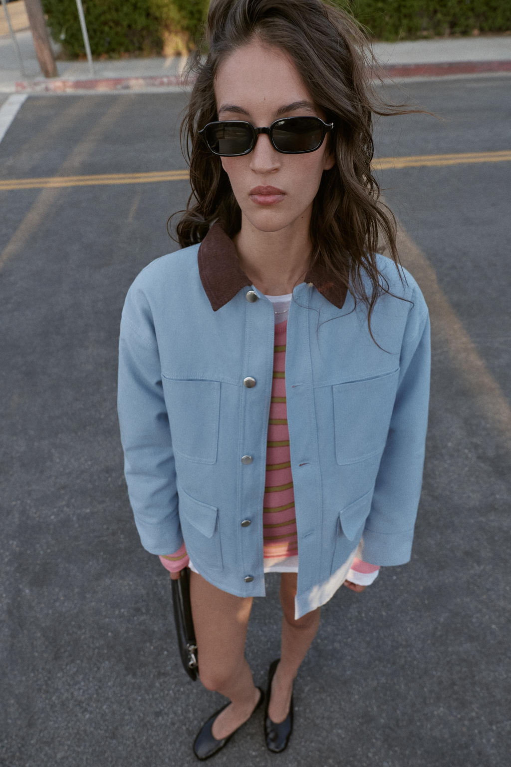 PUFFER JACKET WITH CONTRAST COLLAR - Zara фото 13