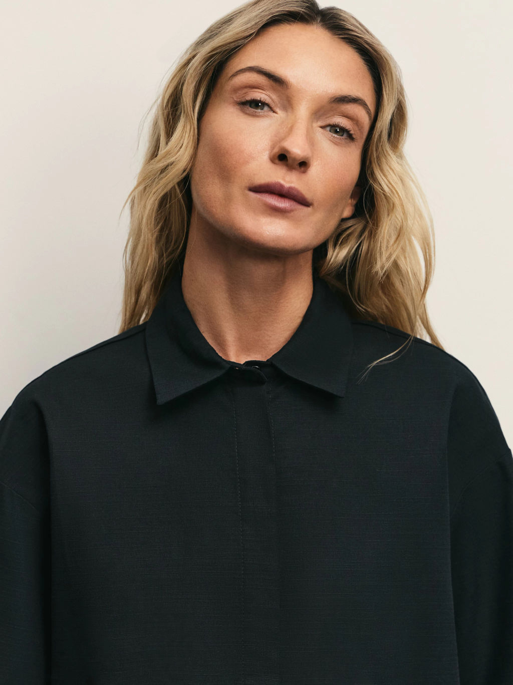 Рубашка прямого кроя из хлопка / Zarina  фото 6