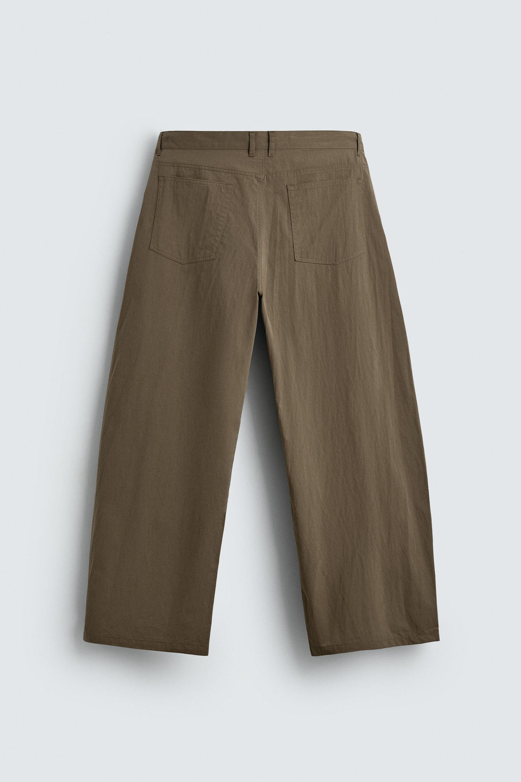 PANTAL?N CURVED FIT / Khaki - Zara фото 8