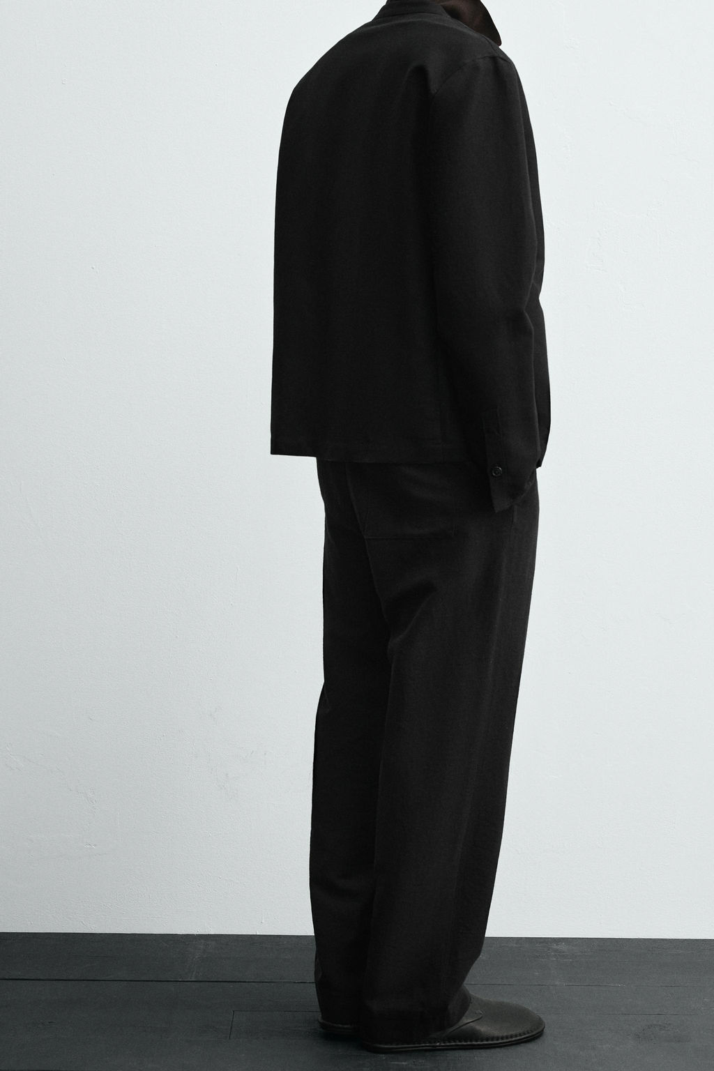 COTTON/LINEN SUIT TROUSERS - Zara фото 6