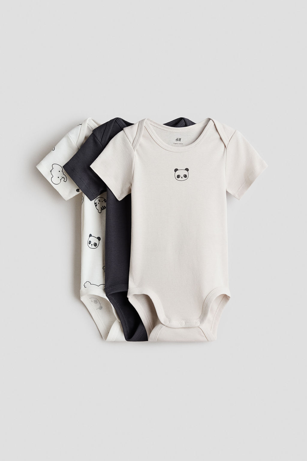 Pack de 3 bodies en punto de algod?n - H&m фото 2